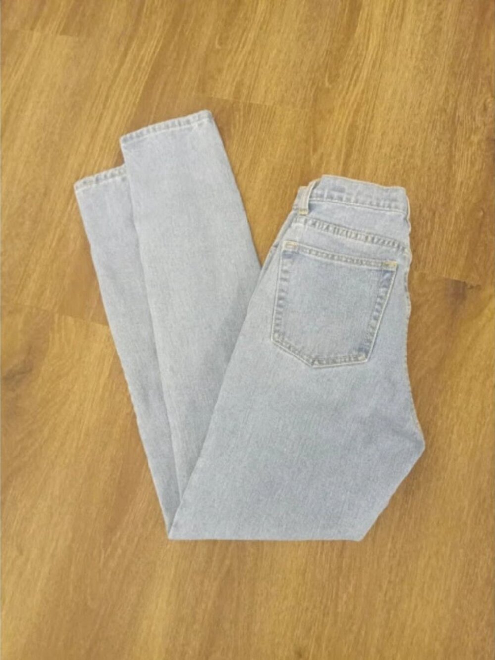 Aili Artisan MOM Jeans High Waist Light Wash Sz 25